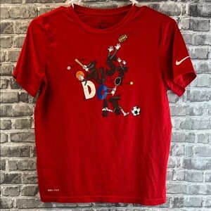 Boy's Nike‎ Kids Red 'Just Do It' Graphic Tee